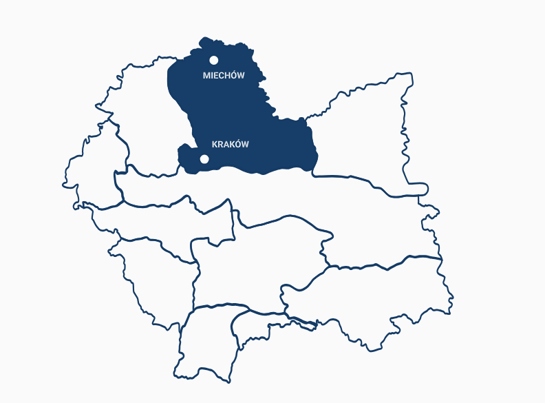 malopolska map malopolska map
